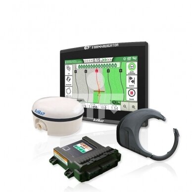 Automatinio vairavimo kompl. G7 Plus Farmnavigator + Turtle Smart Pro 15cm
