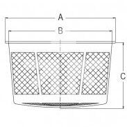 Filter basket for 380mm hole 300130/8159001 1