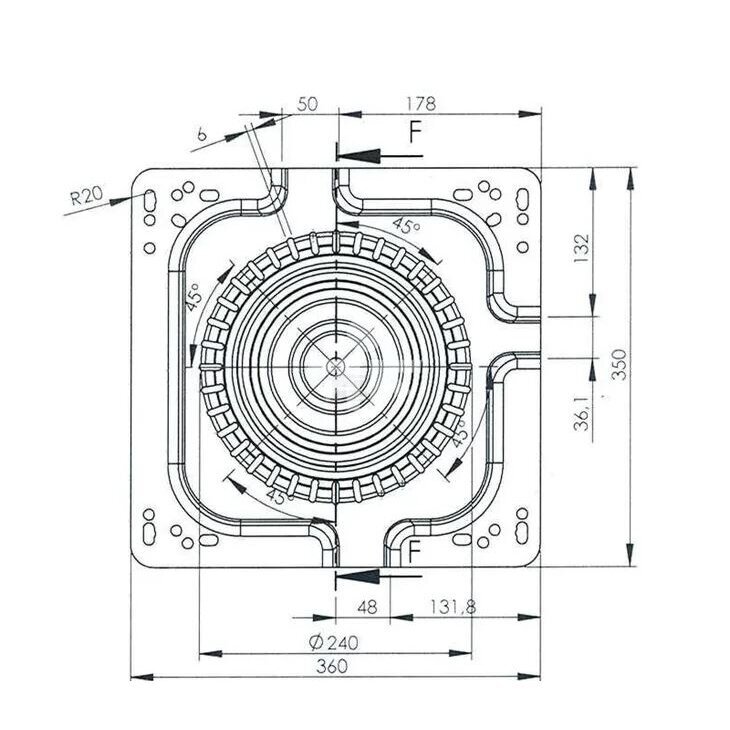 Sėdynės adapteris 360° TS90270GP 4 Sėdynės adapteris 360° TS90270GP 4