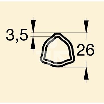 VAMZDIS 01(VV) 26X3,5 M1 09881263100 1