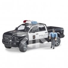 Žaislas Bruder Policijos automobilis Dodge RAM 02500 su policininku 02505
