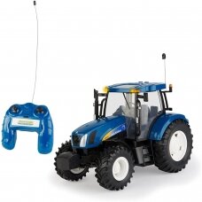 Žaislas traktorius New Holland T6070 Big Farm su pulteliu 42601