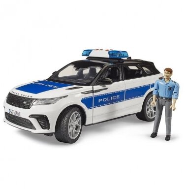 Žaislas Bruder Range Rover Velar policijos automobilis su pareigūnu 02890