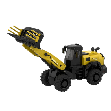 Žaislas konstruktorius BRIXIES Plus 222.771 šarnyrinis krautuvas New Holland W170D+