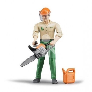 Toy Bruder Forestry worker with accessories 60030
