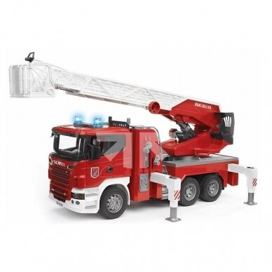 Žaislas Bruder Scania R-series gaisrinė mašina 03591 1