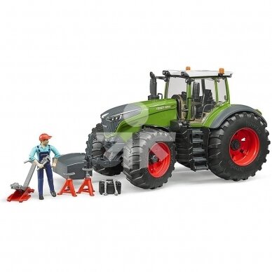 Игрушечный трактор Bruder Fendt 1050 Vario с механиком и инструментами 04041