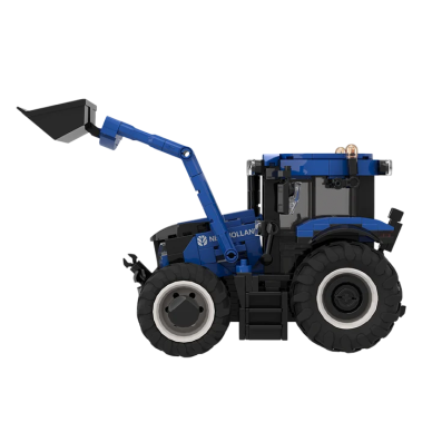 Žaislas konstruktorius BRIXIES Plus 222.746 Traktorius New Holland T6 su frontaliniu krautuvu 4