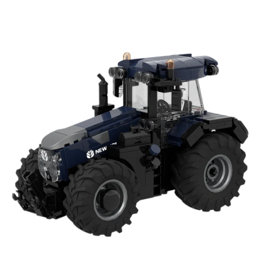 Žaislas konstruktorius BRIXIES Plus 222.747 traktorius New Holland T7 XD