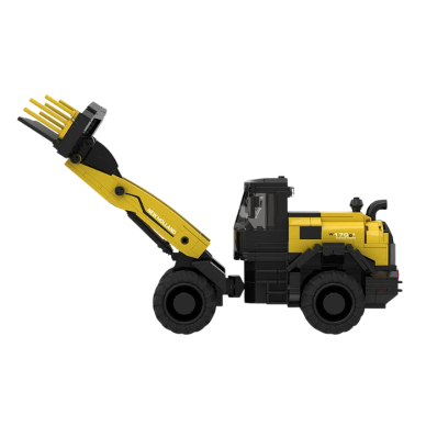 Žaislas konstruktorius BRIXIES Plus 222.771 šarnyrinis krautuvas New Holland W170D+ 4
