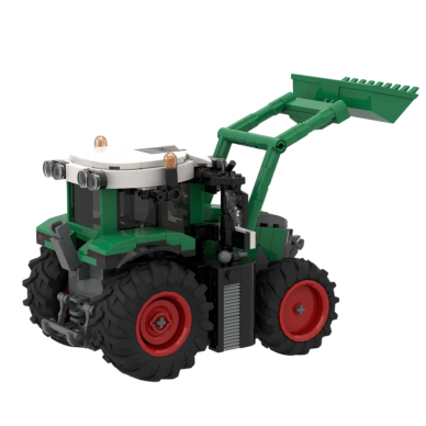 Žaislas konstruktorius BRIXIES Plus 222.864 traktorius Fendt 620 Vario su frontaliniu krautuvu 2 Žaislas konstruktorius BRIXIES Plus 222.864 traktorius Fendt 620 Vario su frontaliniu krautuvu 2