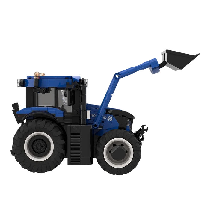 Žaislas konstruktorius BRIXIES Plus 222.746 Traktorius New Holland T6 su frontaliniu krautuvu 5