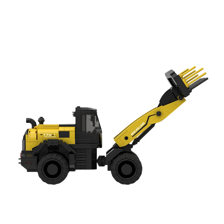 Žaislas konstruktorius BRIXIES Plus 222.771 šarnyrinis krautuvas New Holland W170D+ 5