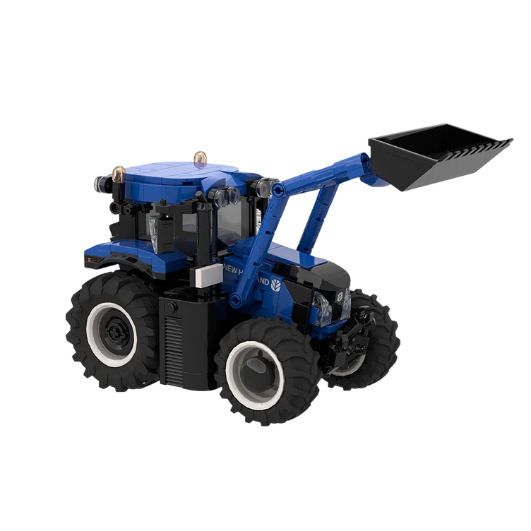 Žaislas konstruktorius BRIXIES Plus 222.746 Traktorius New Holland T6 su frontaliniu krautuvu 1 Žaislas konstruktorius BRIXIES Plus 222.746 Traktorius New Holland T6 su frontaliniu krautuvu 1