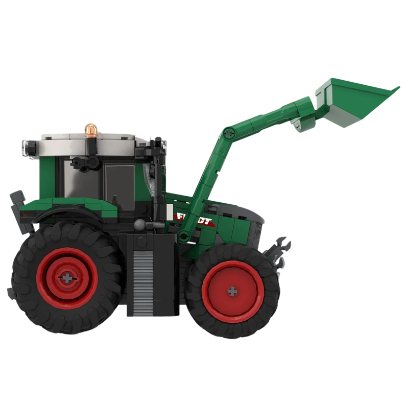 Žaislas konstruktorius BRIXIES Plus 222.864 traktorius Fendt 620 Vario su frontaliniu krautuvu 4 Žaislas konstruktorius BRIXIES Plus 222.864 traktorius Fendt 620 Vario su frontaliniu krautuvu 4