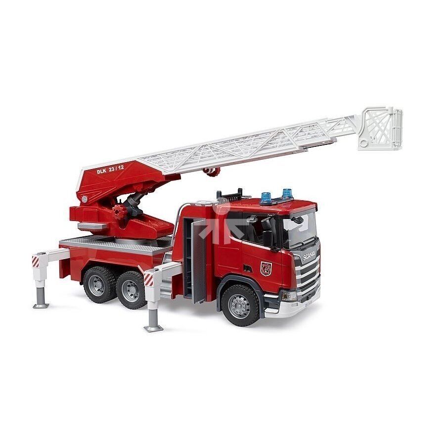 Žaislas Bruder Scania R-series gaisrinė mašina 03591 1